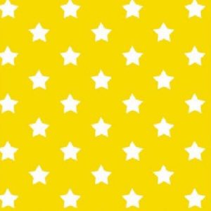 Csillagok sárga öntapadós tapéta - bútorfólia -Gekkofix ontapadostapeta.eu