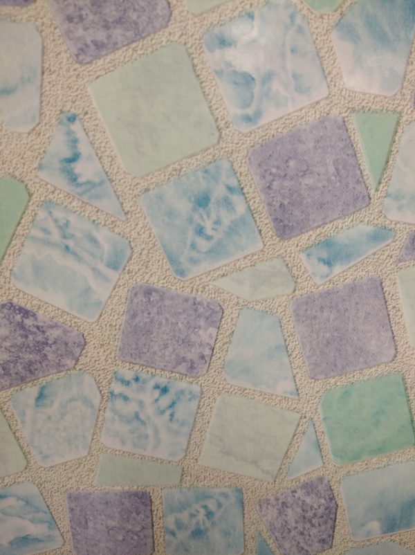 Kék mozaik öntapadós tapéta - bútorfólia - Gekkofix - ontapadostapeta.eu