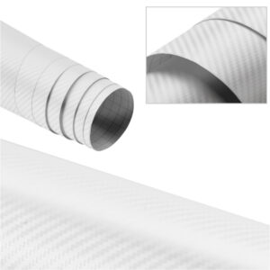 3D Fehér Karbon Fólia 63cmx1m