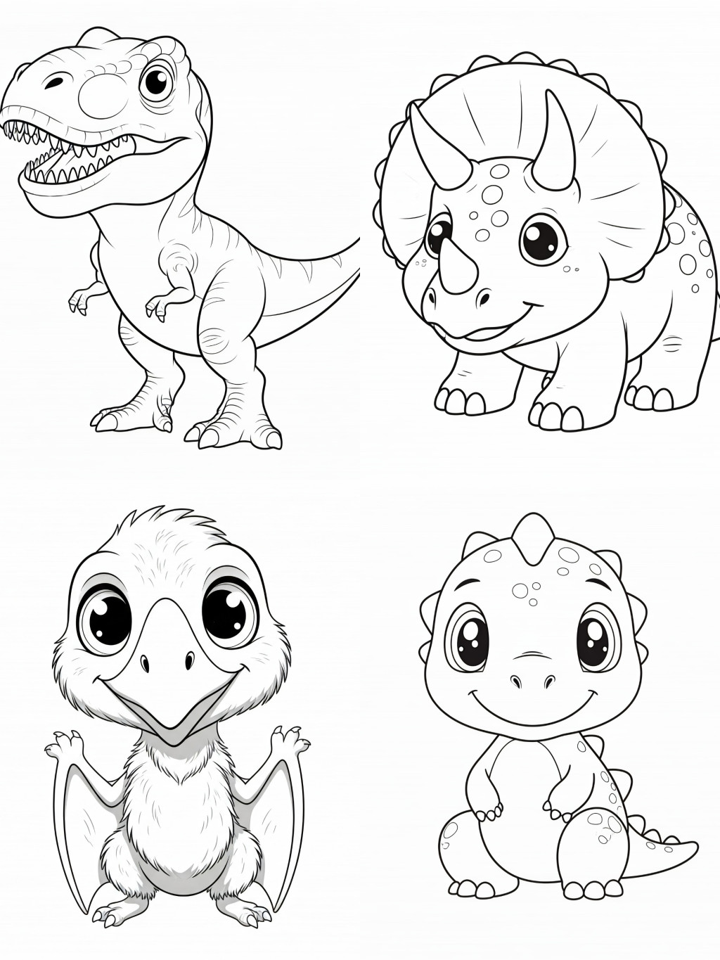 Színezhető dinoszaurusz kollekció