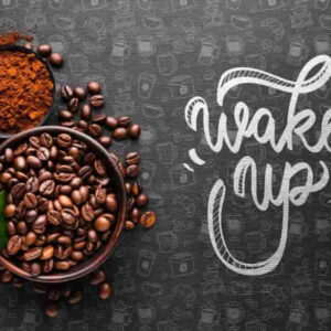 Wake up coffee konyhai falmatrica 90cmx60cm